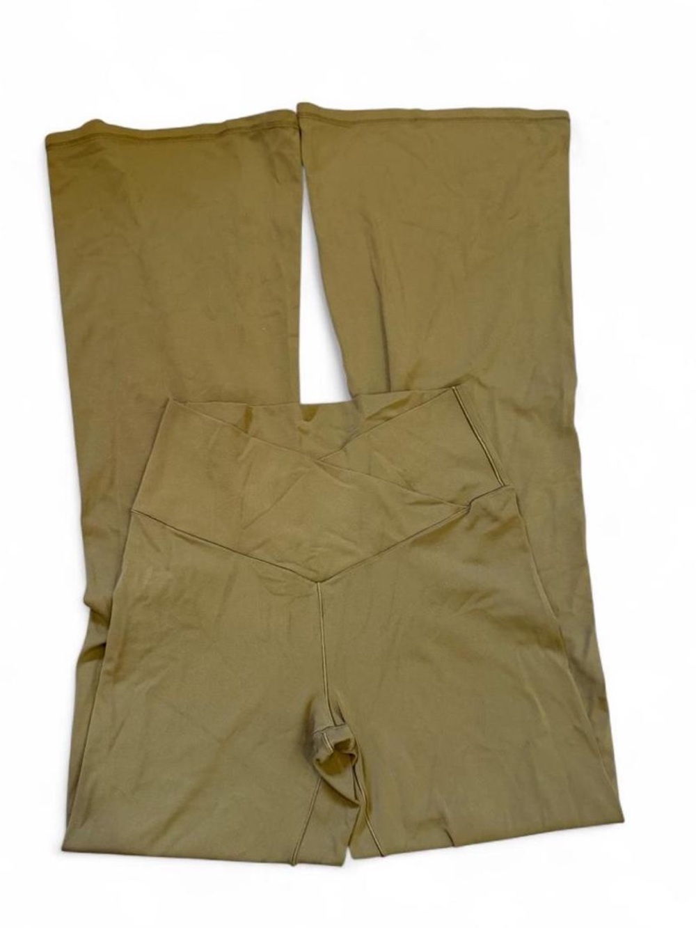 Offline by aerie Olive khaki High-Rise Wide-Leg flare Pants leggins